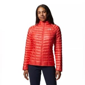 Mountain Hard Wear Nikwax Hydrophobic Down Jacket Size XS Red Ghost Whisperer